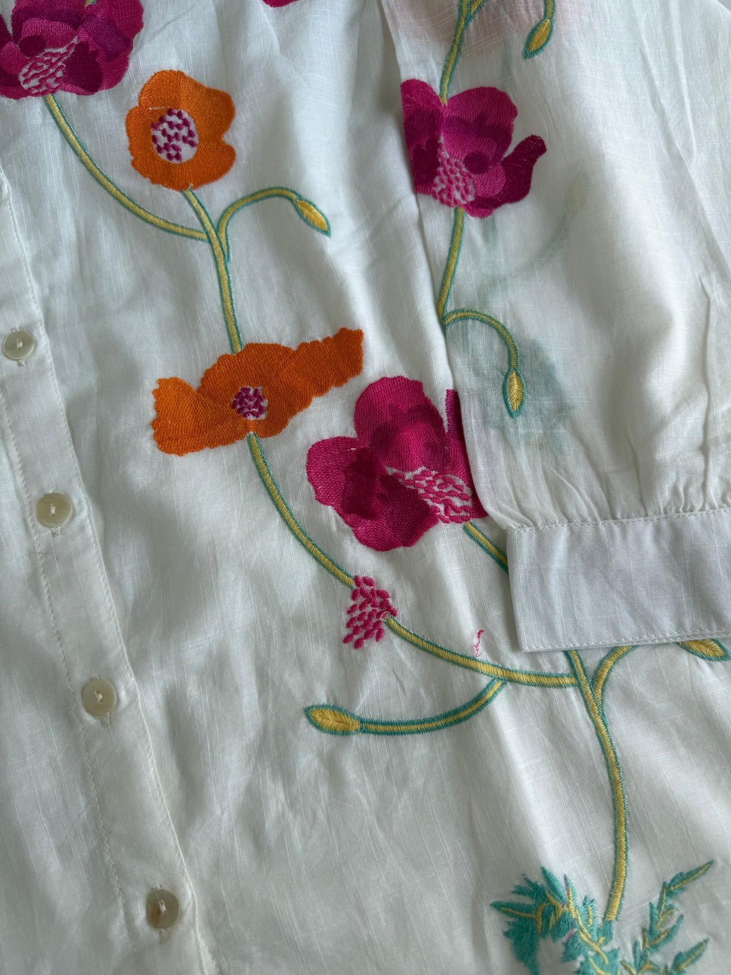 K314 - Mul cotton embroidered coord set