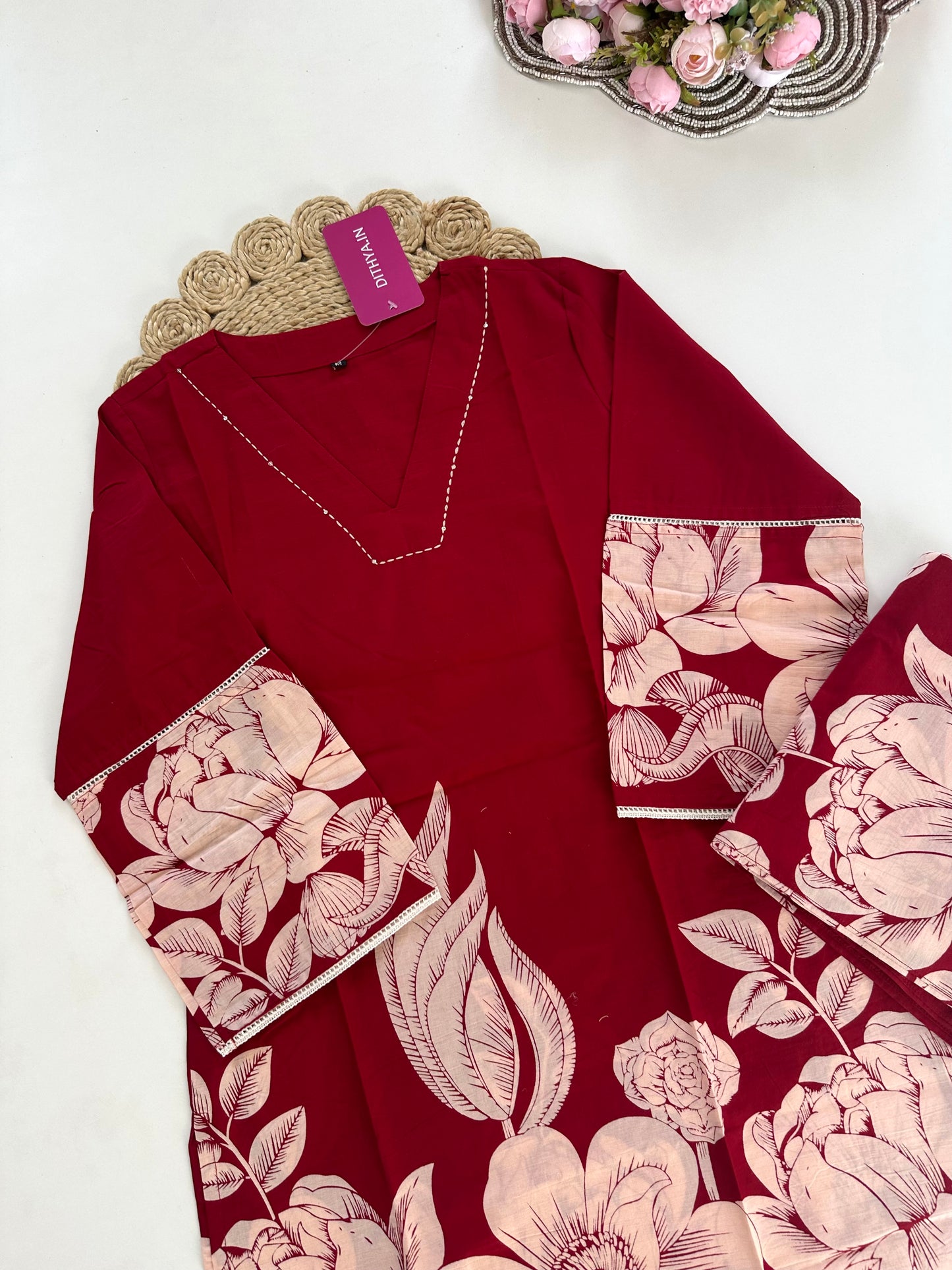 K400 - Cotton printed Coord set