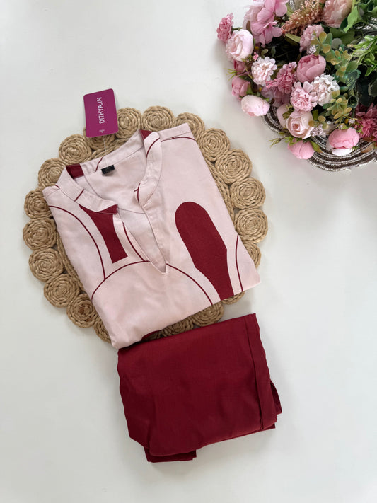 K015 - Muslin cotton coord set