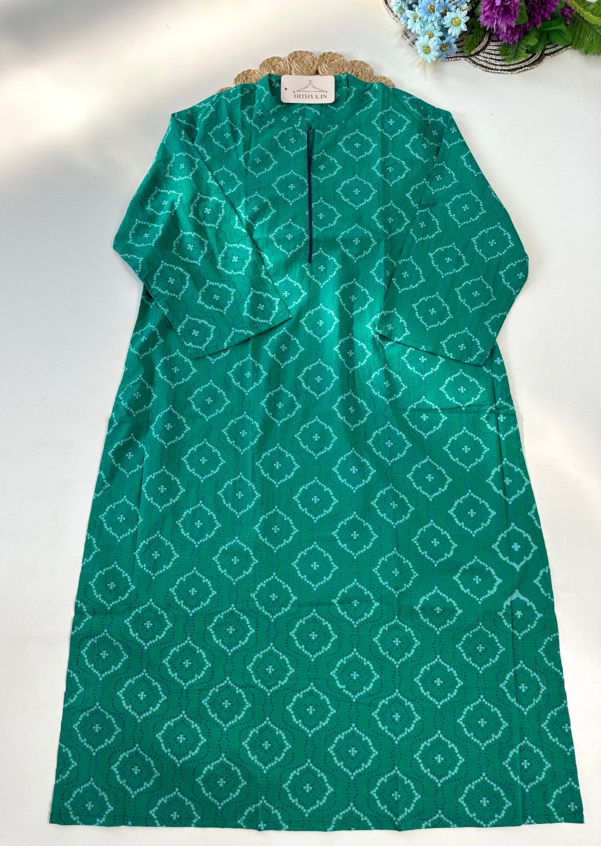 D723-Cotton straight Kurti