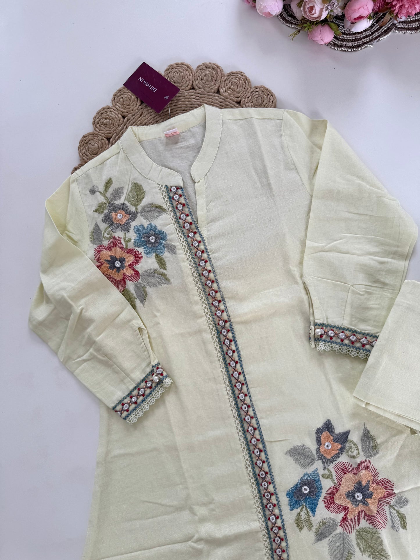 K017 - Linen cotton coord set