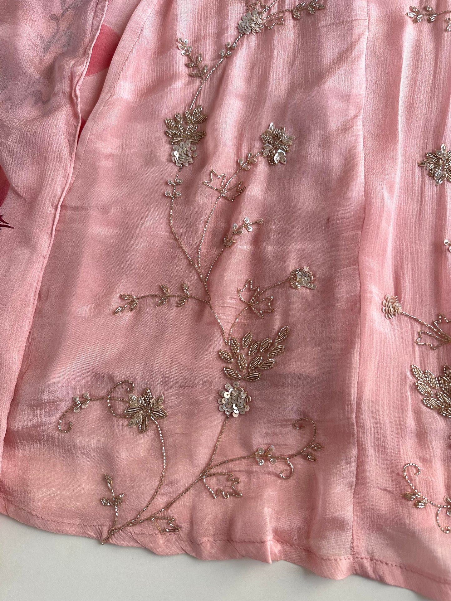 K063 - Chinnon Heavy Anarkali with pants and dupatta