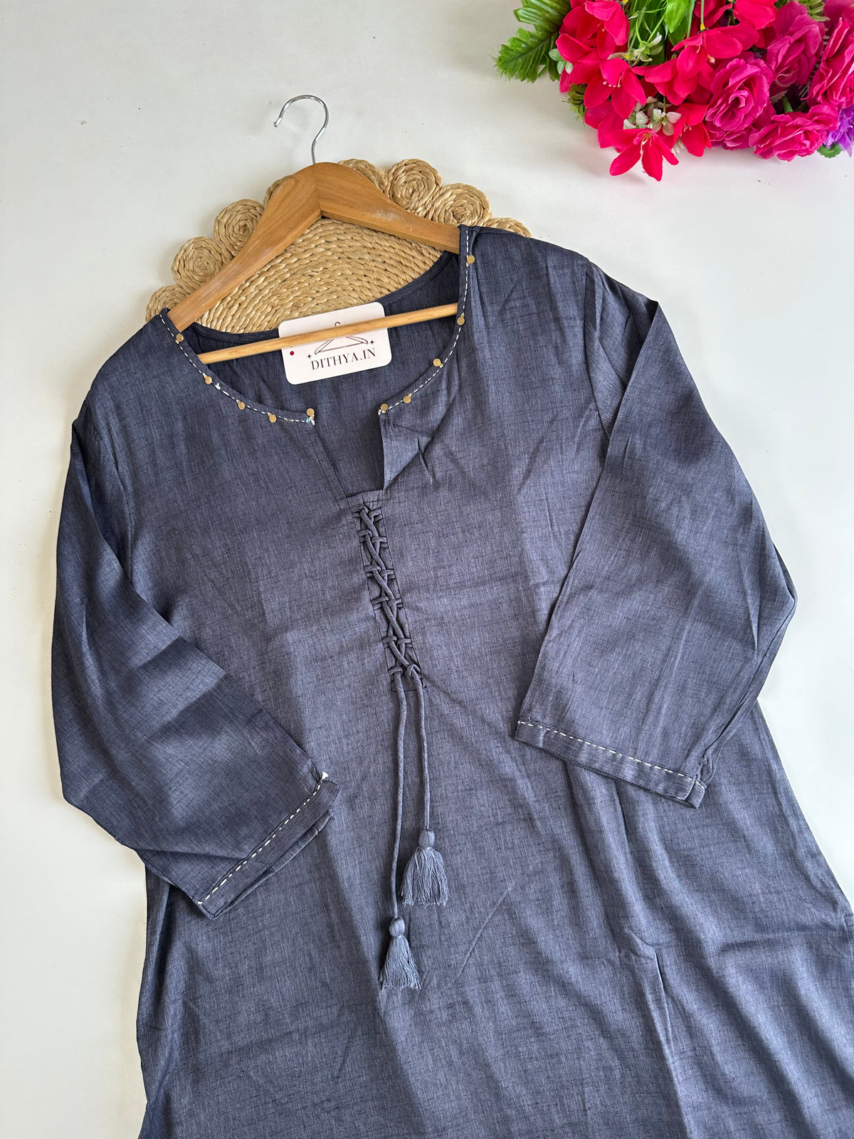 D646 - Cotton Straight Kurti