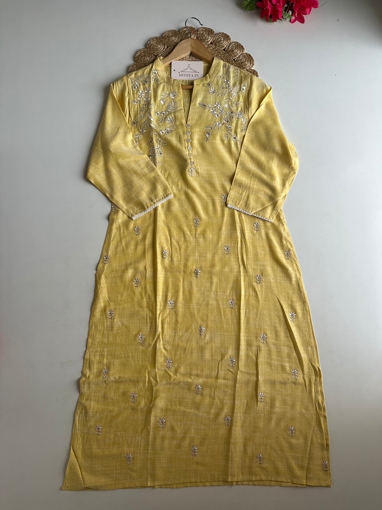 D508 - Muslin Straight Kurti