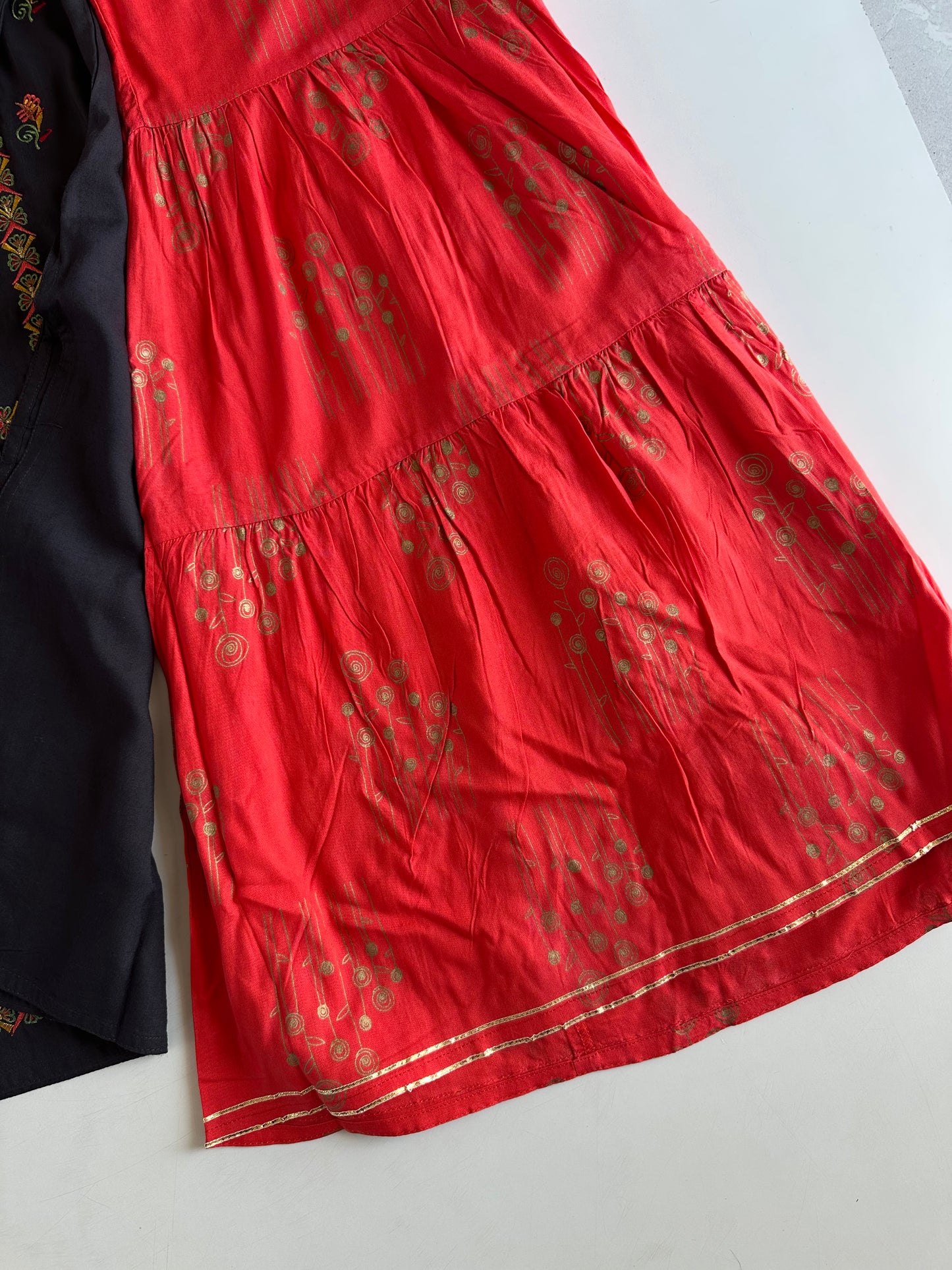 D551-Cotton Kurti with sharara