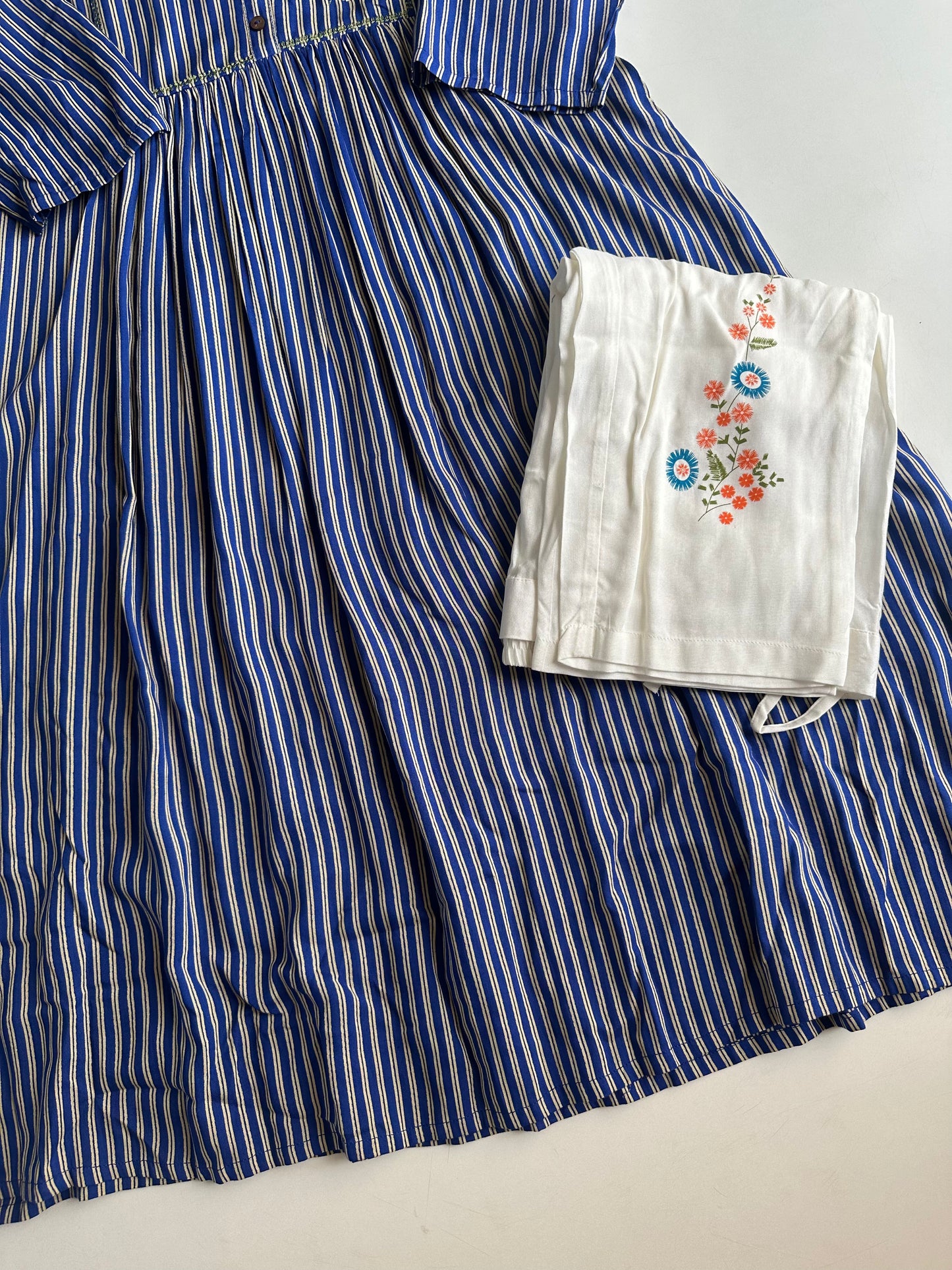 D565-Cotton Anarkali with pants