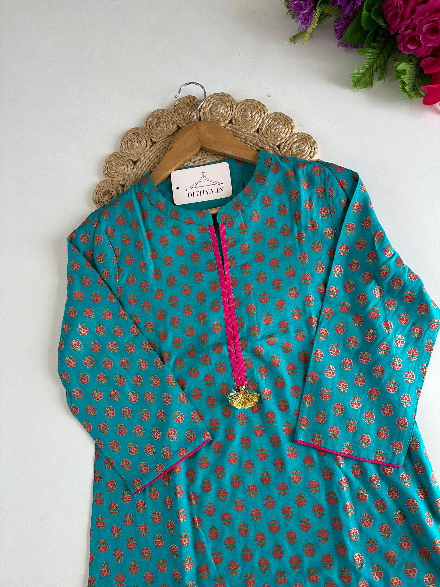 D600 - Silk Straight Kurti - view 2