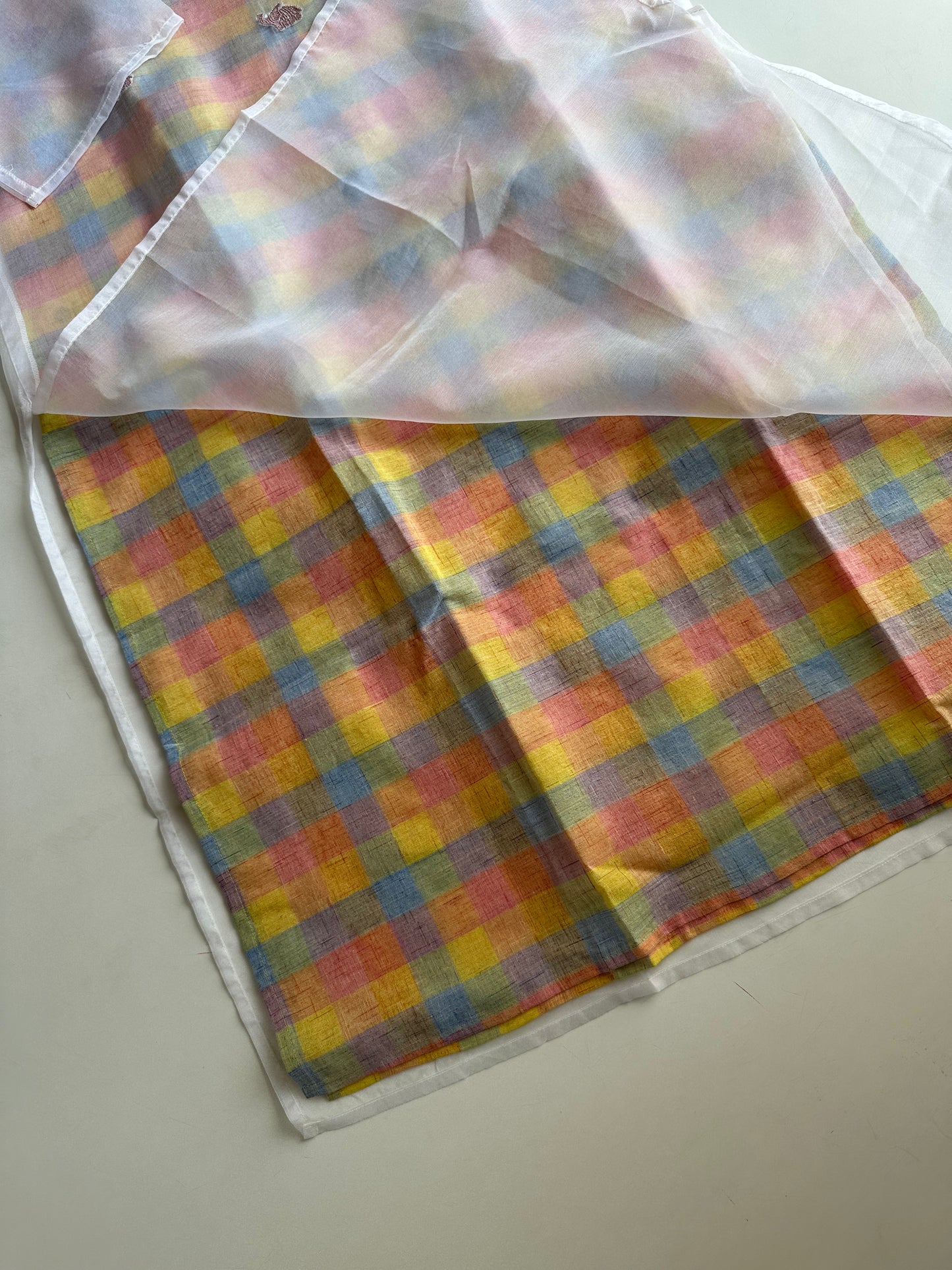 D676-Silk straight Kurti