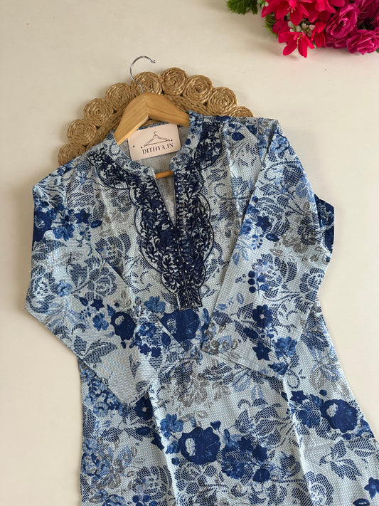 D692-Cotton straight Kurti