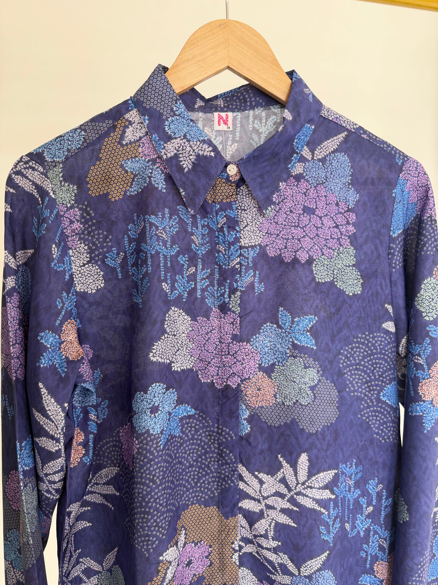 K547 - Muslin printed shirt