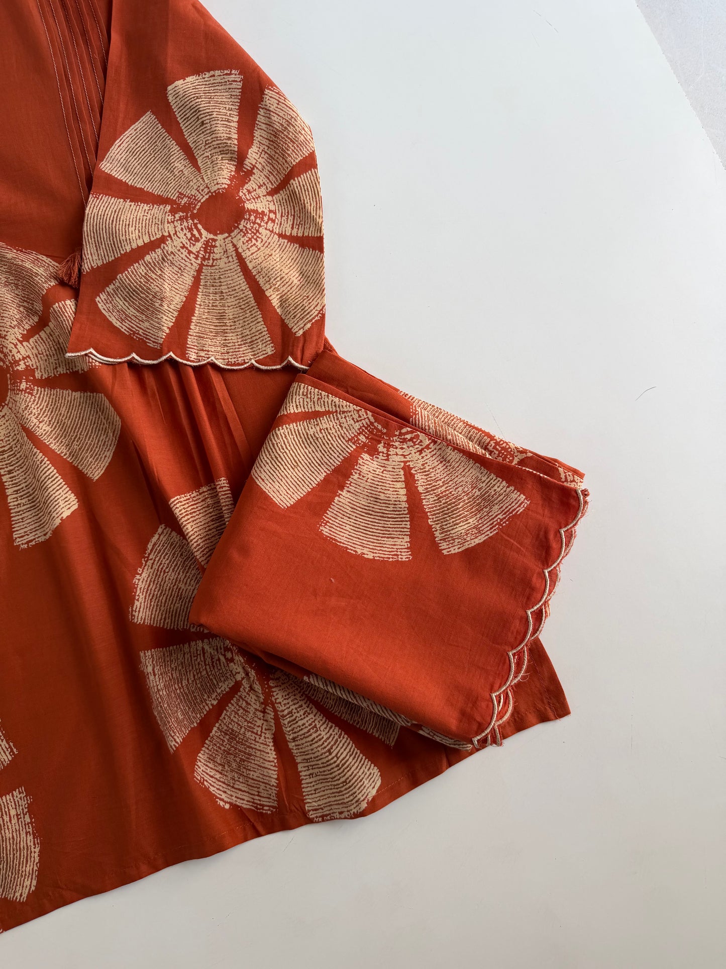 K693 - Mul cotton printed coord set