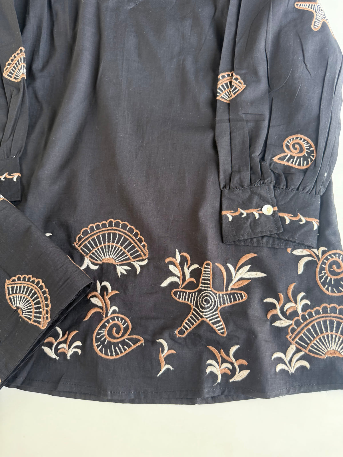 K303 - Mul cotton embroidered coord set
