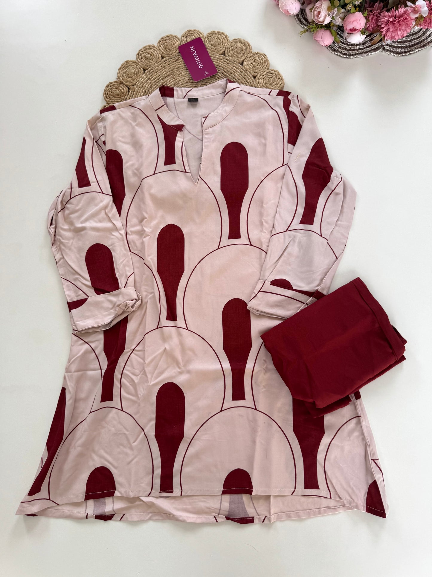K015 - Muslin cotton coord set