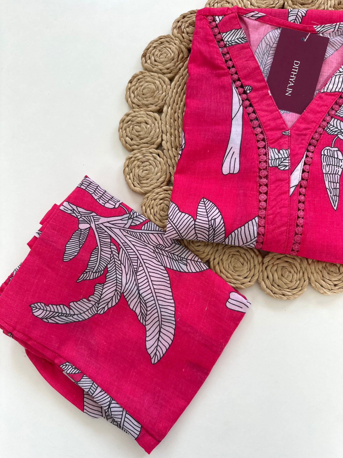 K262 - Cotton printed coord set