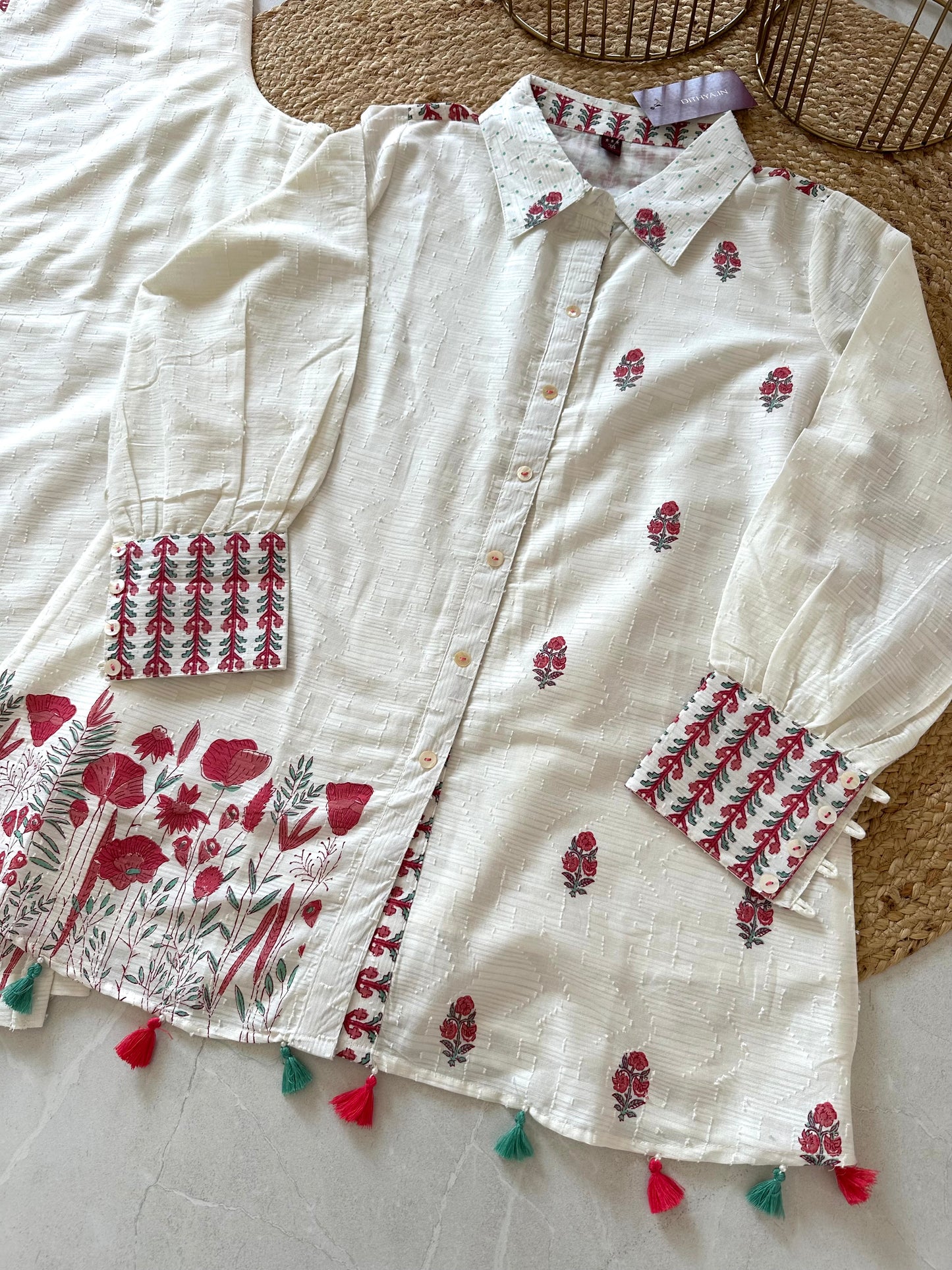 K149 - Cotton shirt style coord set