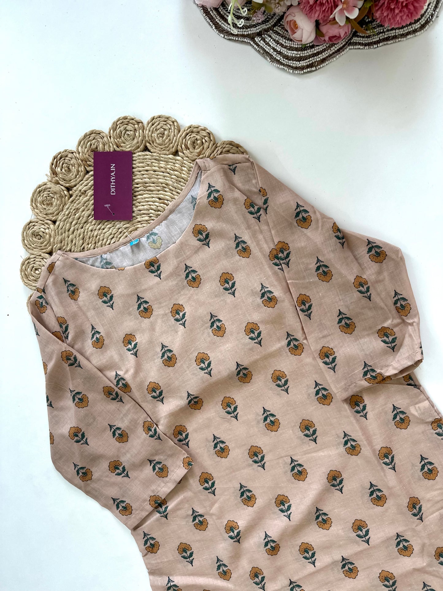 K049 - Cotton straight Kurti