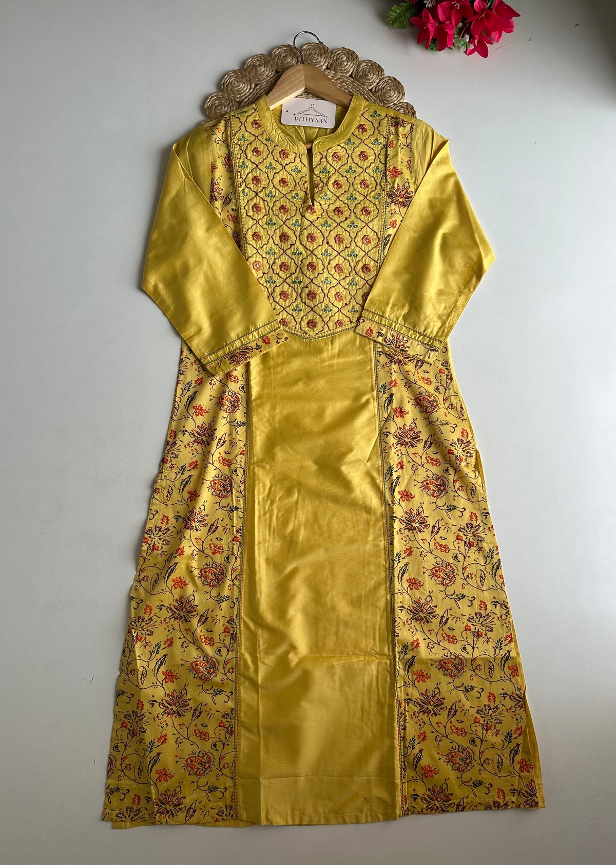 D549- Silk Aline Kurti