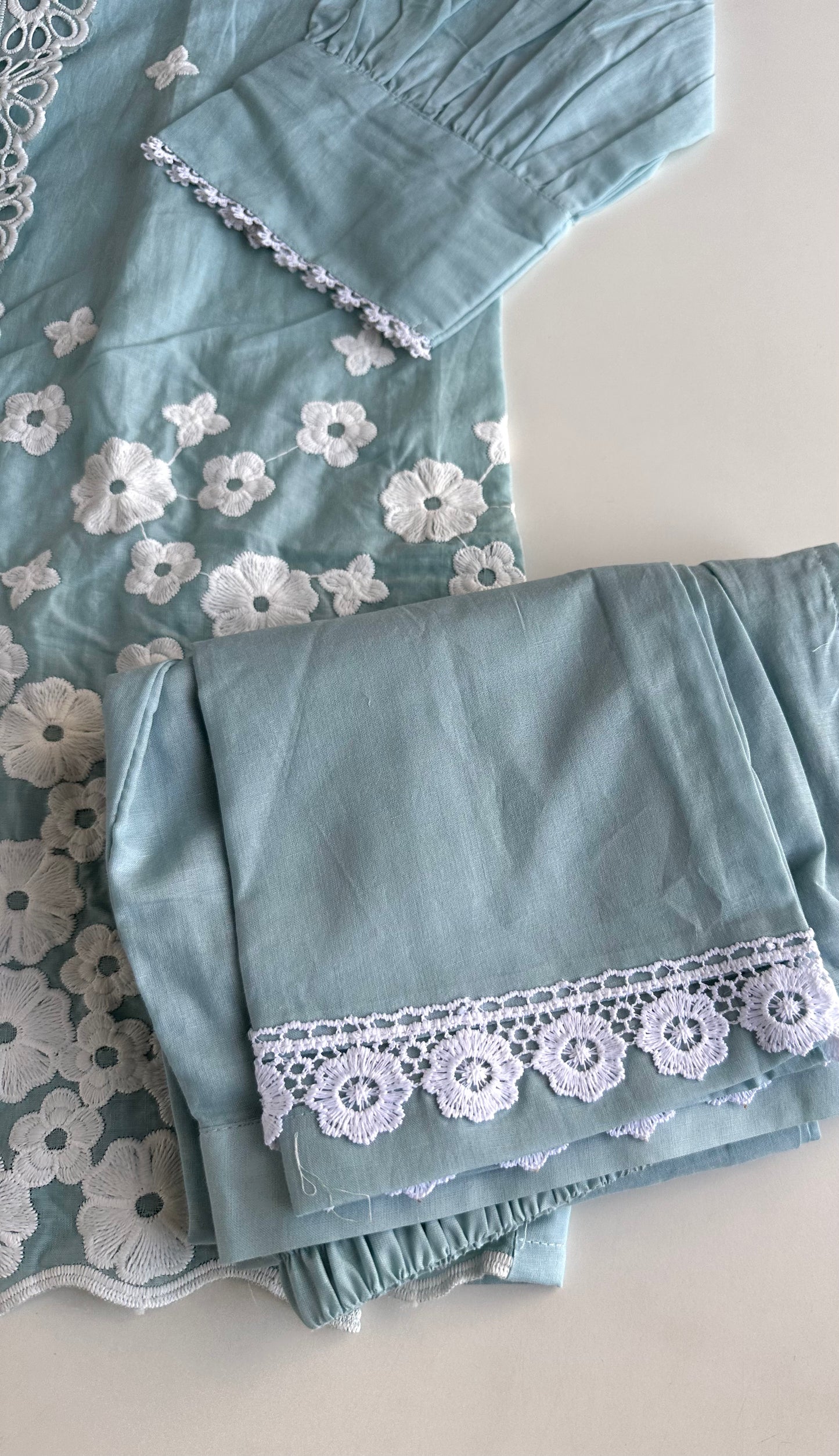 K302 - Cotton embroidered coord set