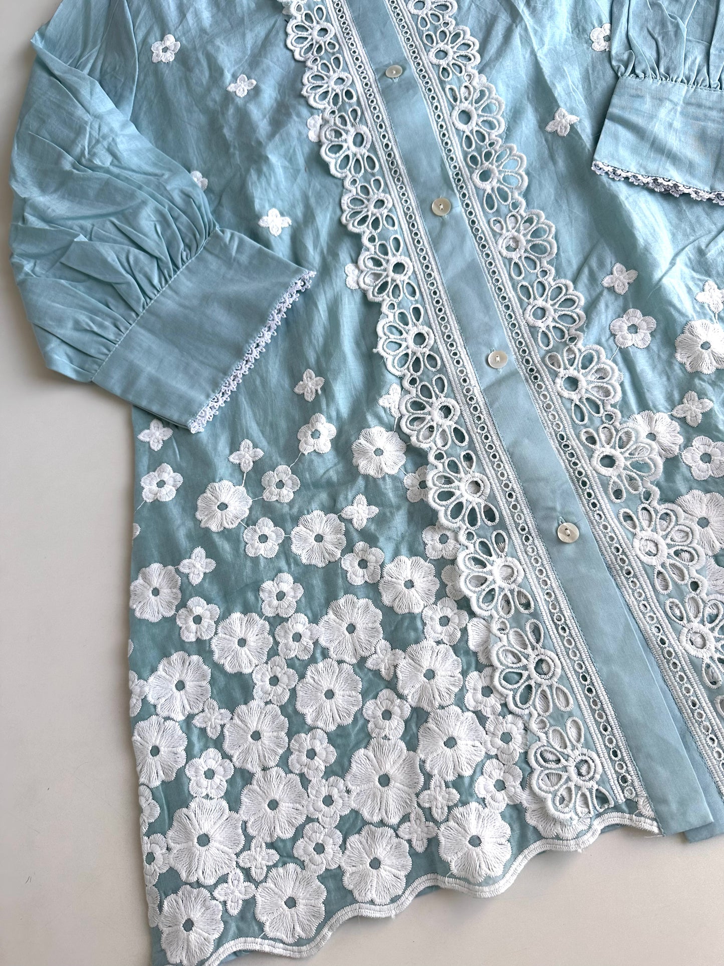 K302 - Cotton embroidered coord set