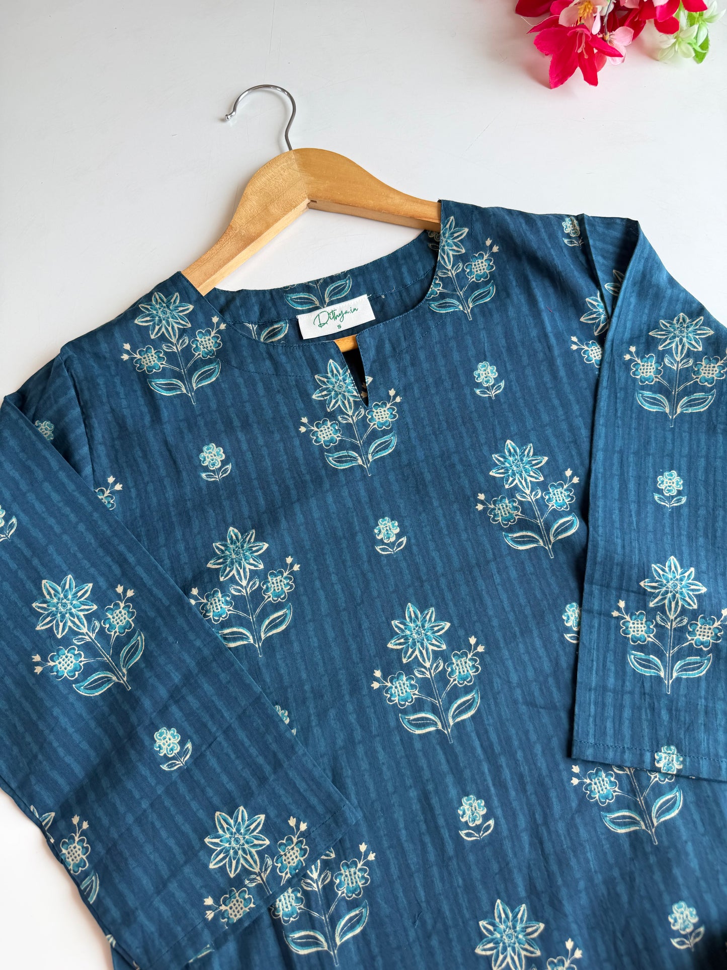K714 - Mul cotton printed coord set