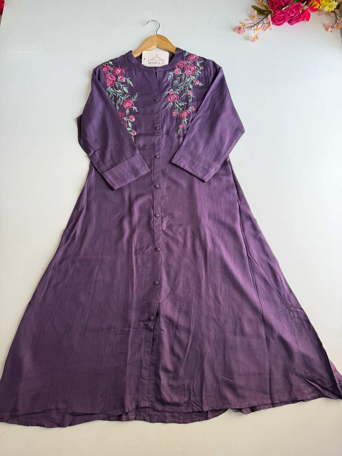 D728 - Muslin A-line Kurti
