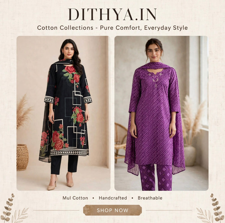 Cotton wear - Dithya.in