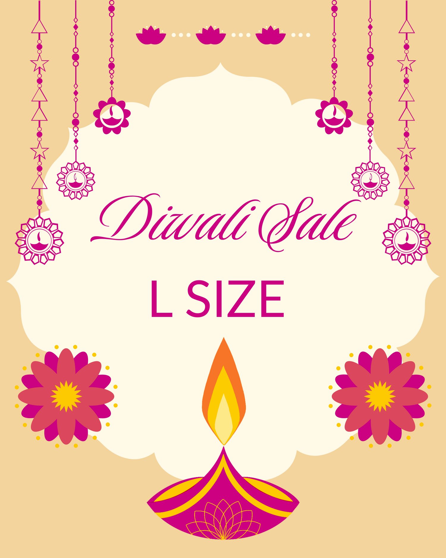 DIWALI SALE!!!  L SIZE!