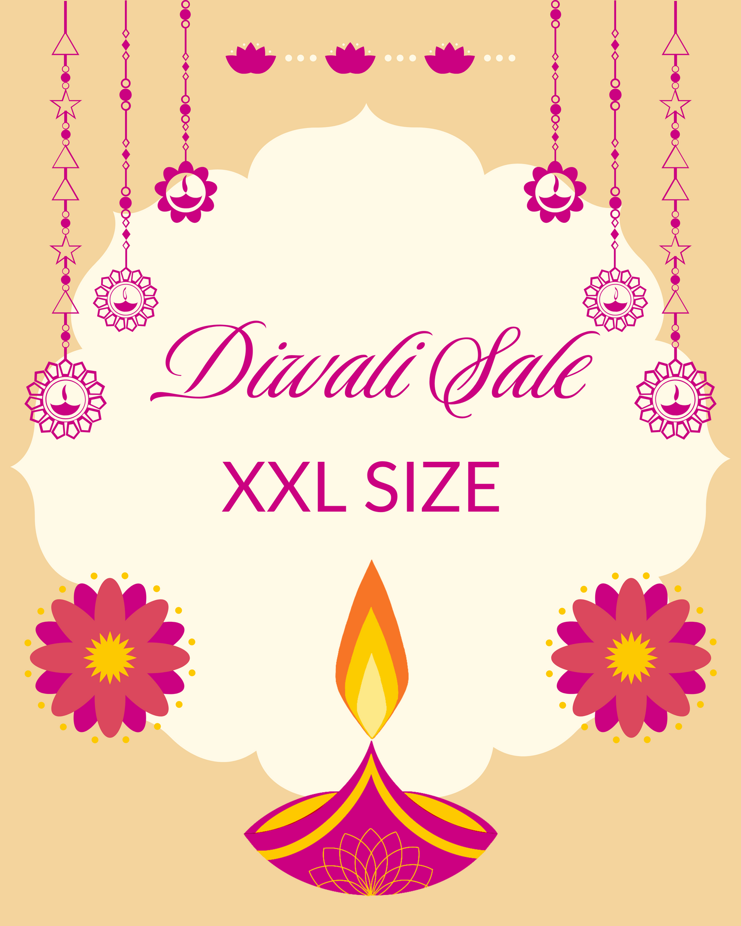 DIWALI SALE!!!  XXL SIZE!