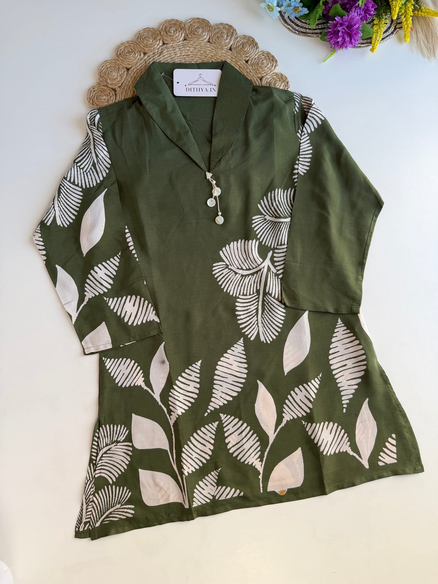 K572 - Muslin printed Shirt