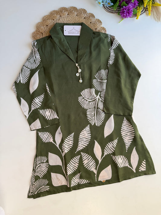 K572 - Muslin printed Shirt