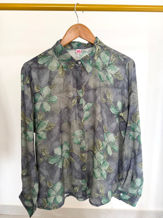K178 - Muslin printed shirt
