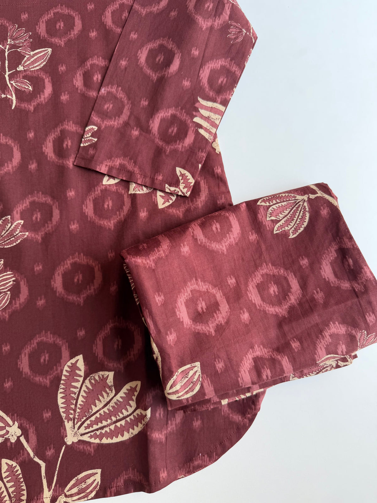 K706 - Mul cotton printed coord set