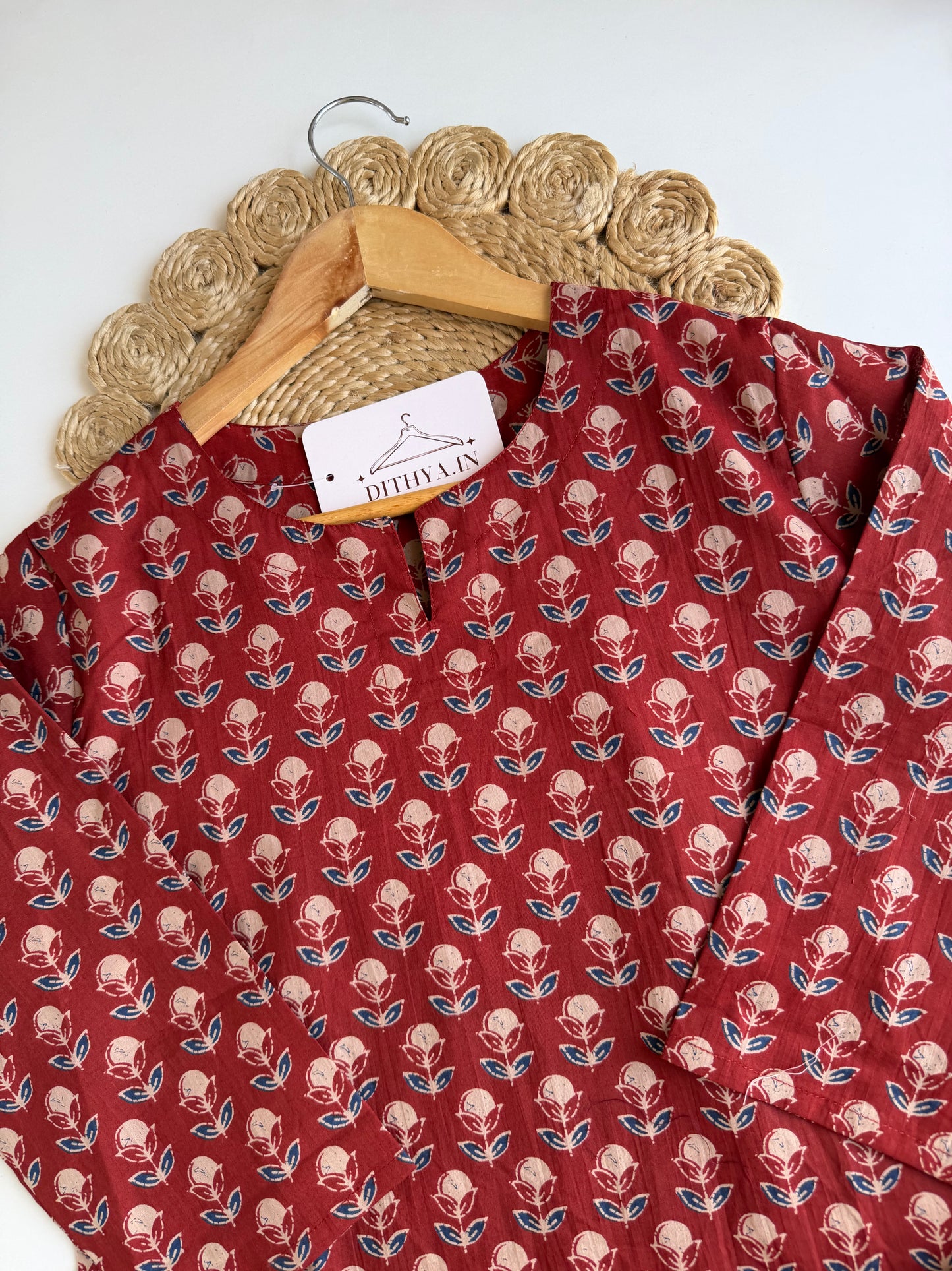 K028 - Printed cotton coord set