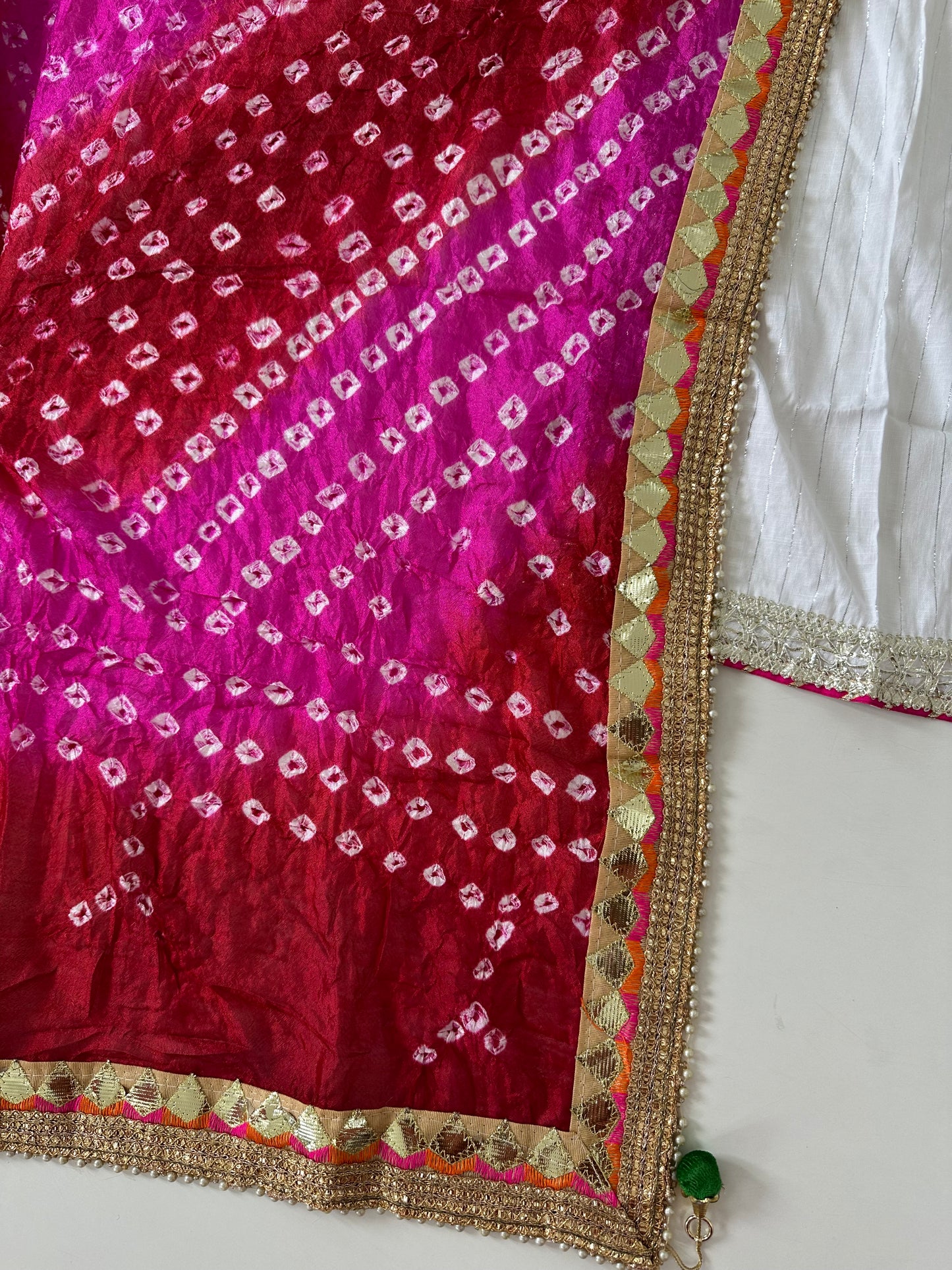 D412-Muslin silk straight kurti with pants and dupatta