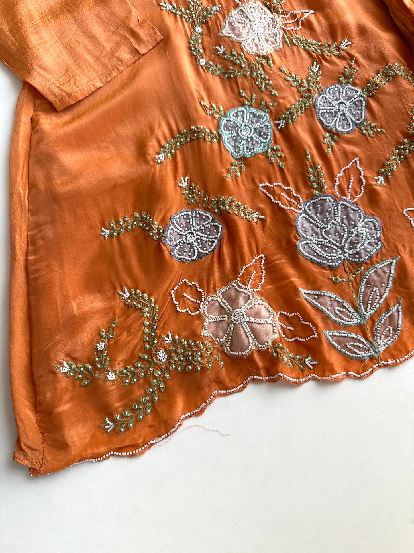 K021 - Pure crepe handwork coord set