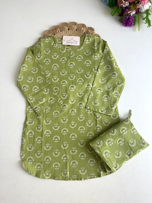 K358 - Mul cotton printed coord set