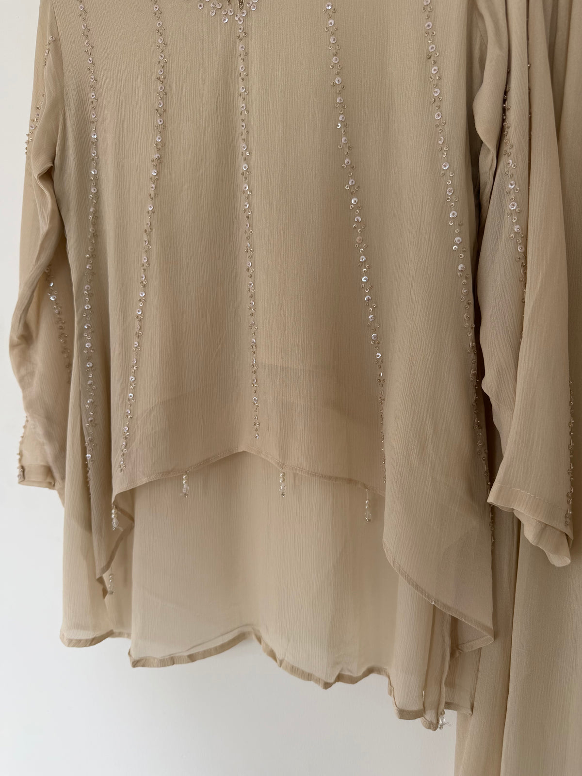 K672 - Pure Chinnon handwork coord set