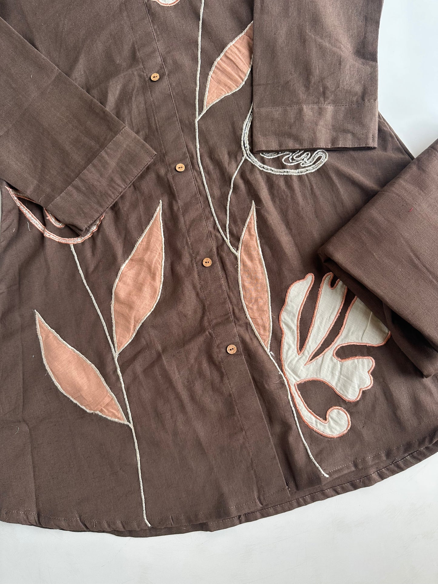 K626 - Mul cotton embroidered coord set