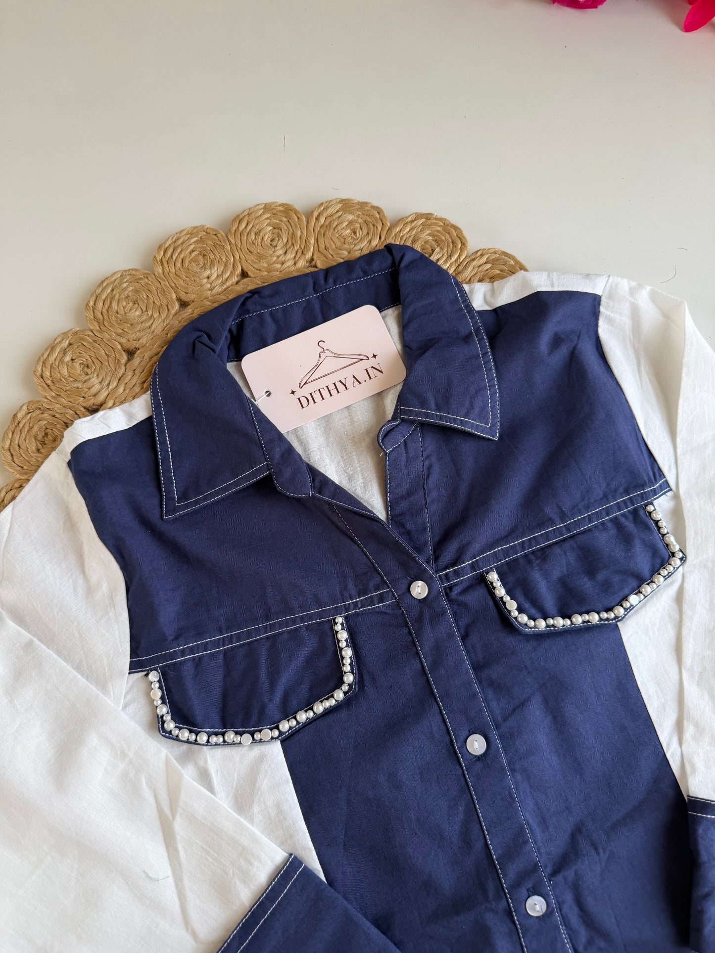 K435 - Denim cotton coord set