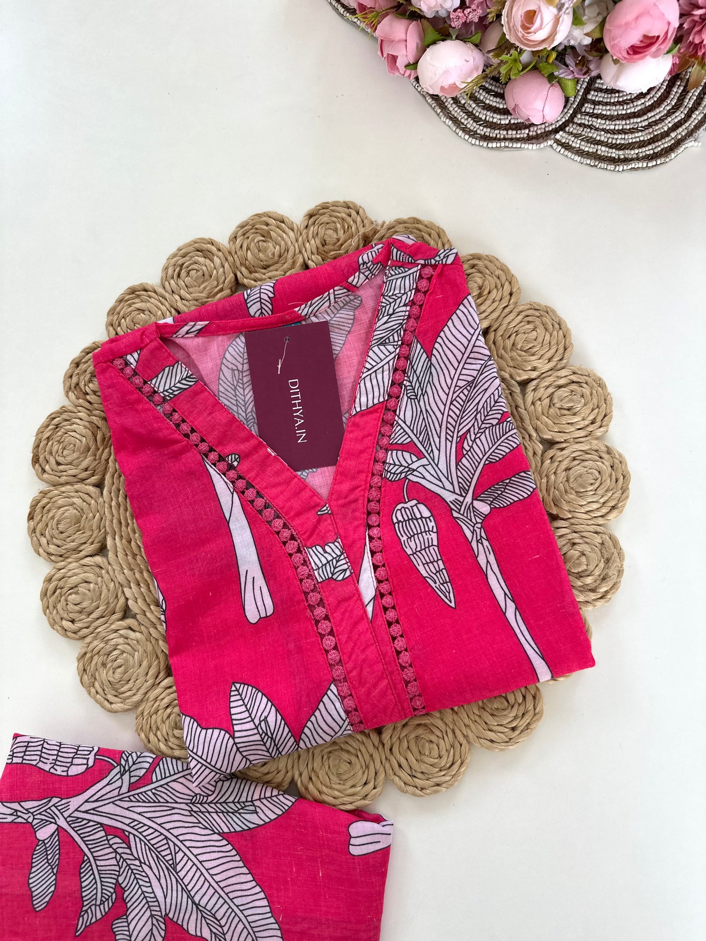 K262 - Cotton printed coord set