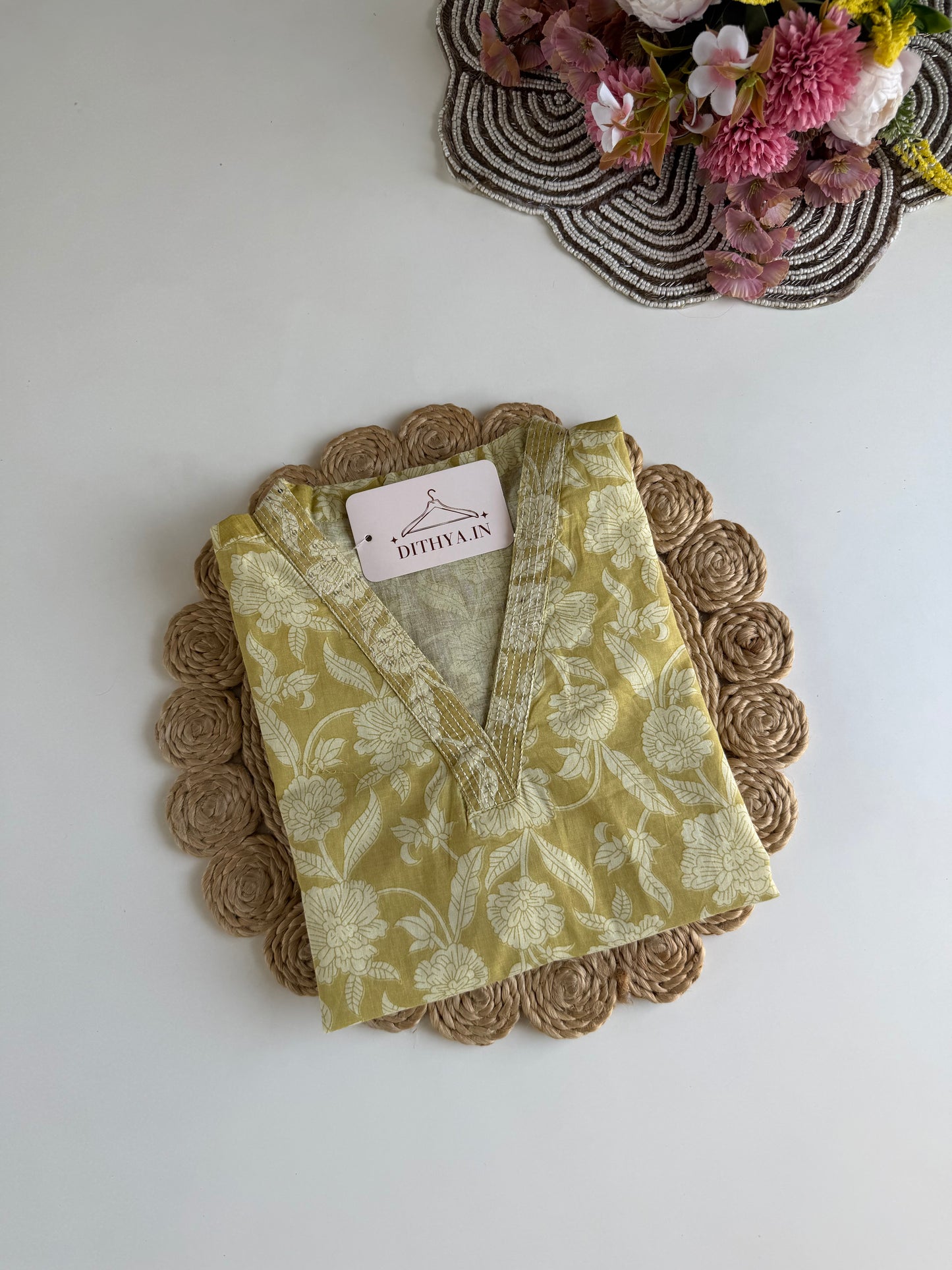 K695 - Mul cotton straight Kurti