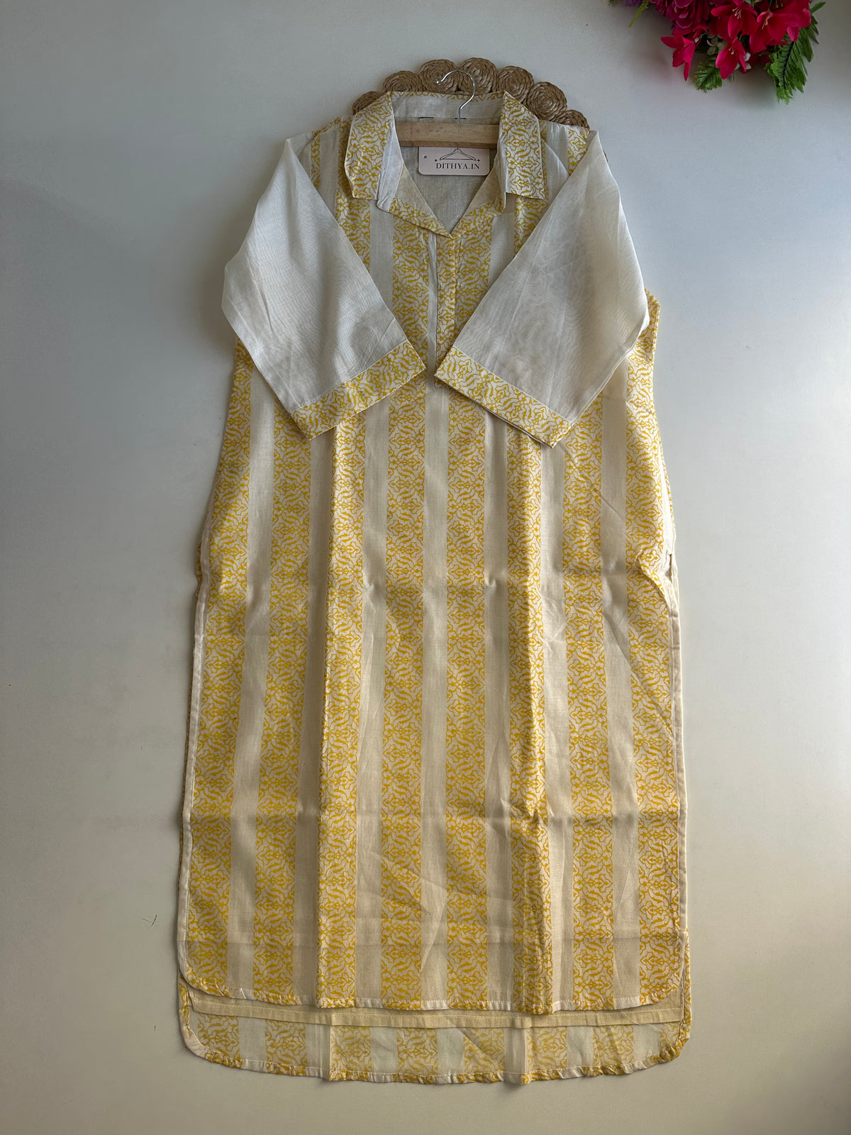 D695-Cotton straight Kurti