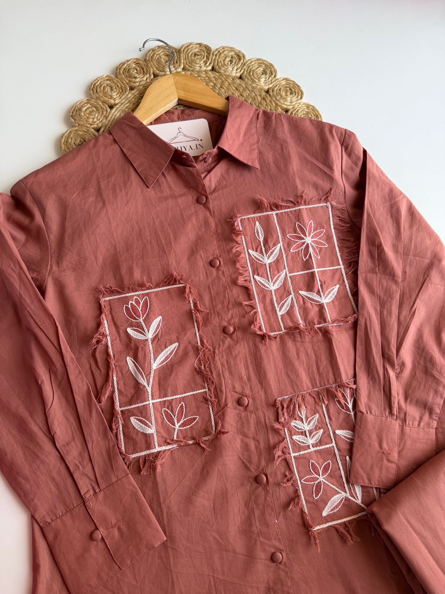 K173 - Mul cotton embroidered coord set
