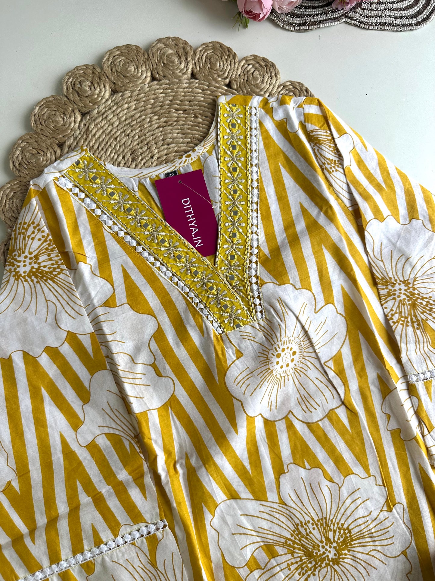 K300 - Cotton embroidered coord set