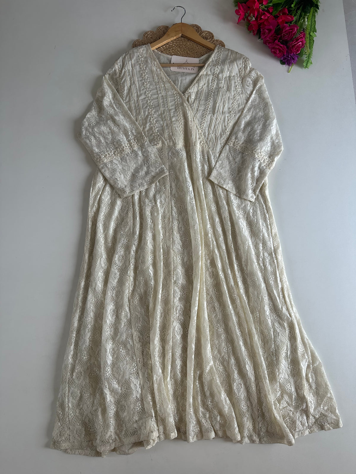 D610-Mul embroidered Anarkali