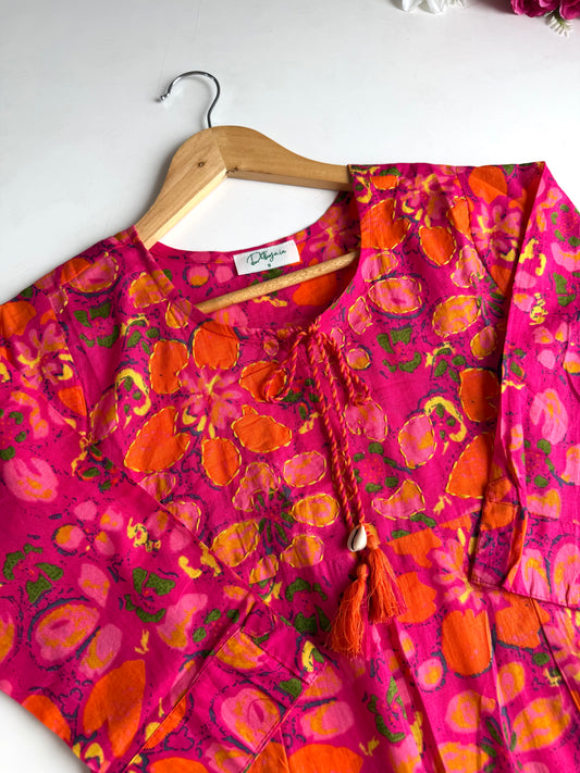 K099 - Mul cotton embroidered coord set