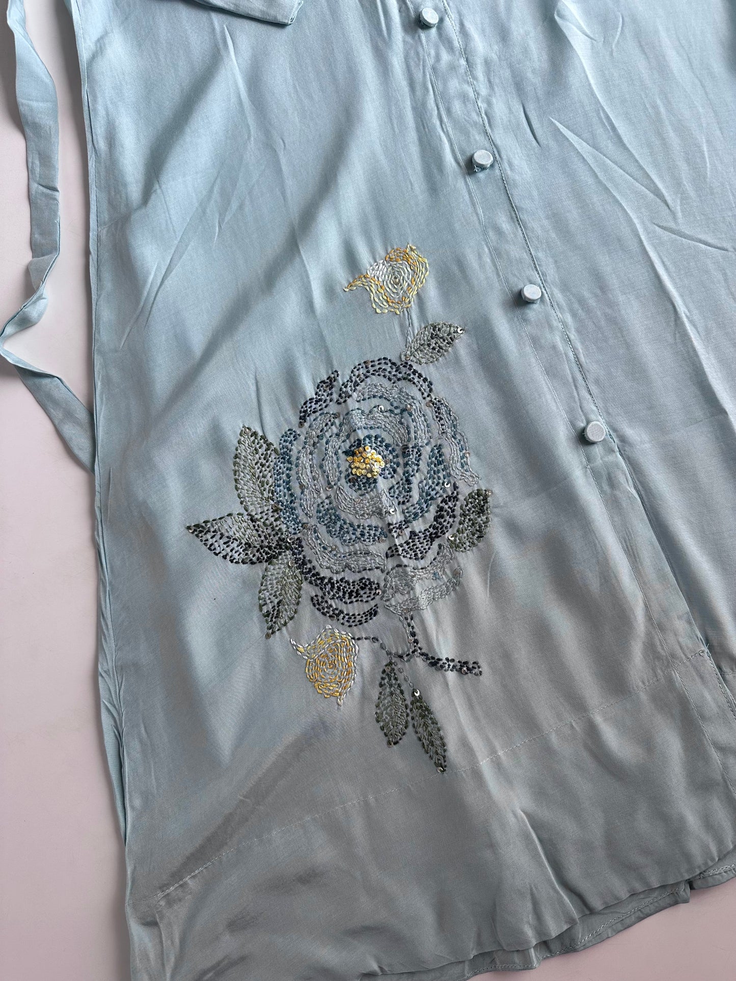 K720 - Muslin embroidered dress