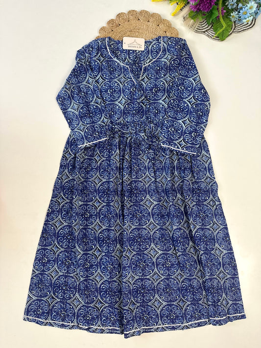 D616-Cotton Aline Kurti