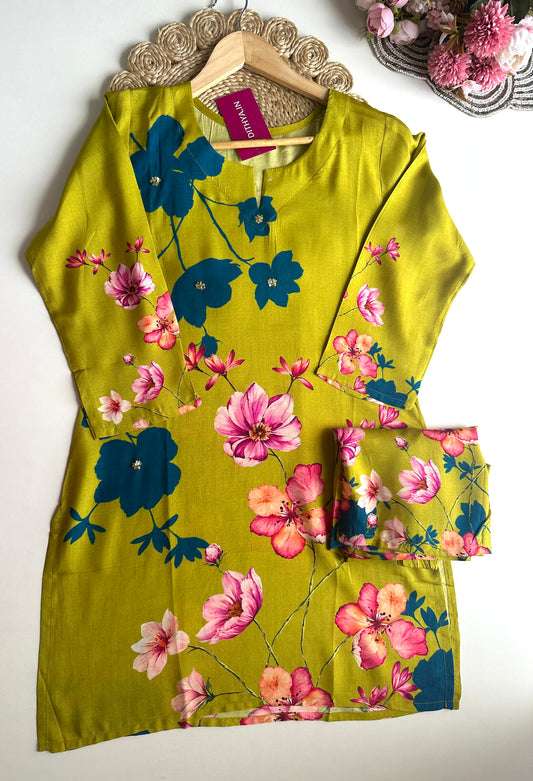K026 - Muslin floral coord set