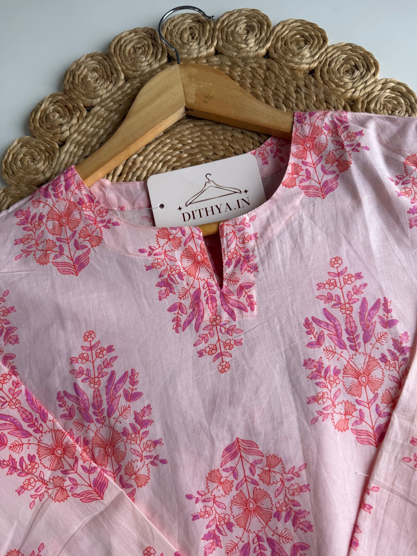 K705 - Mul cotton printed coord set